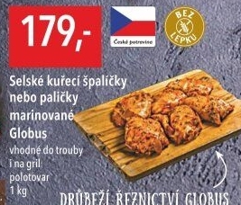 Selské kuřecí stehna marinovaná Globus