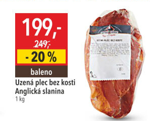 Uzená plec bez kosti Kostelecké uzeniny
