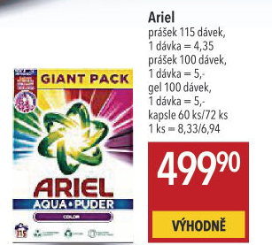 Prací prášek Ariel