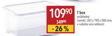 Úložný box s víkem