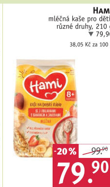 Kaše mléčná Hami
