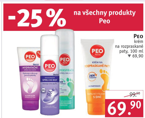 Krém regenerační na rozpraskané paty Peo Astrid