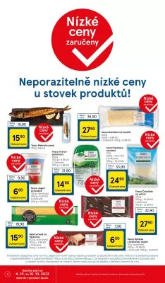 akční leták Tesco 4.10.2023-10.10.2023