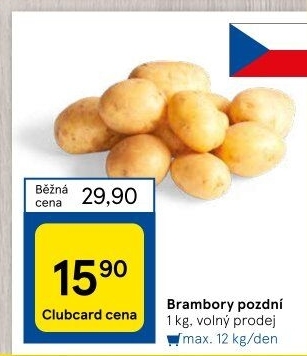 Brambory konzumní pozdní