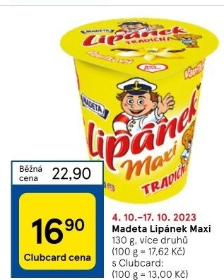 Dezert Lipánek Madeta