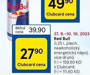Energetický nápoj Red Bull