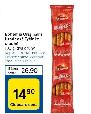 Hradecké tyčinky Bohemia