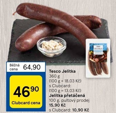 Jelítka Tesco