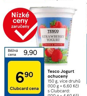 Jogurt ochucený Tesco