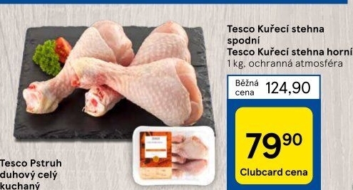 Kuřecí stehna Tesco