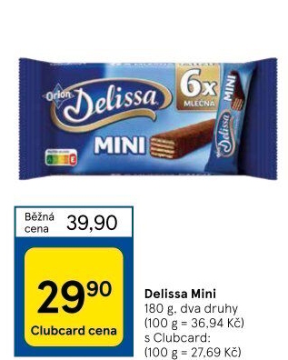 Oplatky mini Delissa