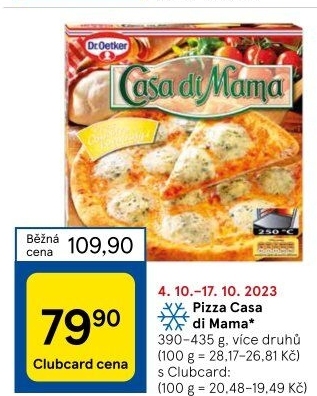 Pizza mražená Casa di Mama Dr. Oetker