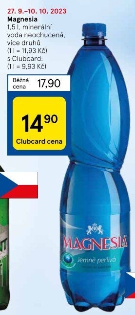 Přírodní voda Magnesia