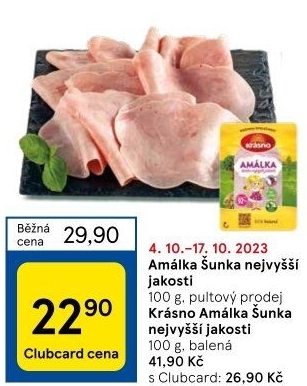 Šunka Amálka nejvyšší jakosti Krásno