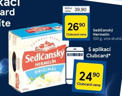 Sýr Hermelín Sedlčanský