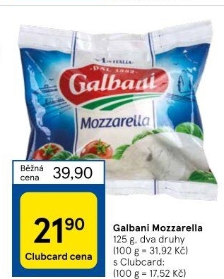 Sýr Mozzarella Galbani