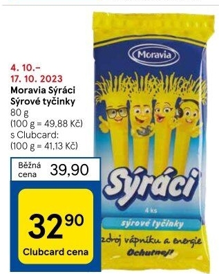 Sýrové tyčinky Sýráci Moravia