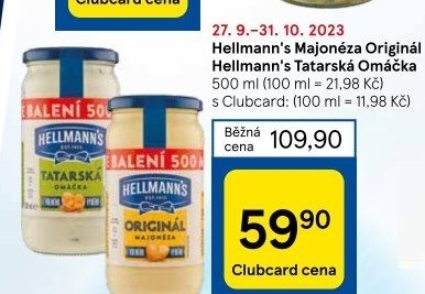 Tatarská omáčka Hellmann'