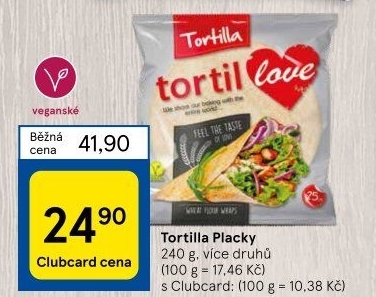 Tortilla pšeničná TortilLOVE
