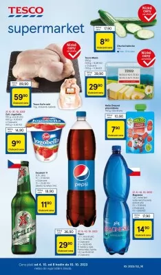 akční leták Tesco 4.10.2023-10.10.2023