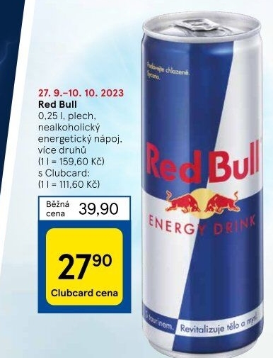 Energetický nápoj Red Bull