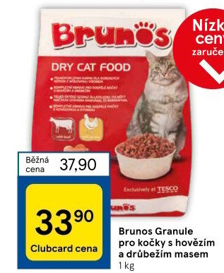 Granule pro kočky Brunos