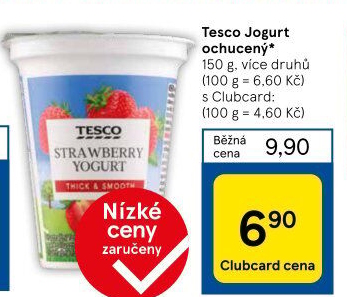 Jogurt ochucený Tesco