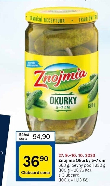 Okurky Znojmia