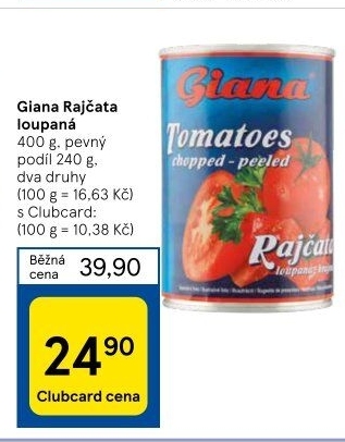 Rajčata loupaná Giana