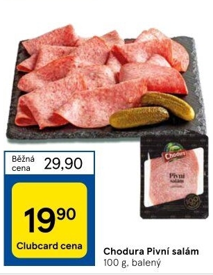 Salám pivní Beskydské uzeniny Chodura