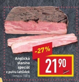 Anglická slanina speciál
