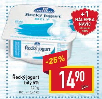 Bílý jogurt řecký 5% Milko