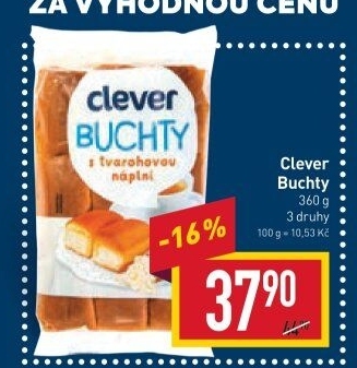 Buchty s náplní Clever