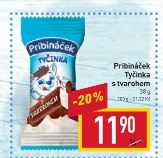 Dezert tyčinka Pribináček