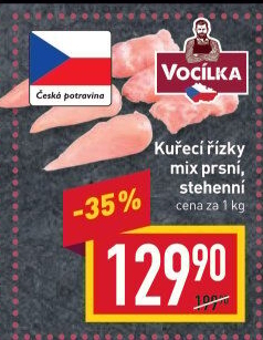 Kuřecí řízky mix Vocílka