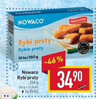 Rybí prsty předsmažené mražené Nowaco
