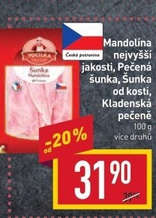 Šunka nejvyšší jakosti Mandolína Vocílka