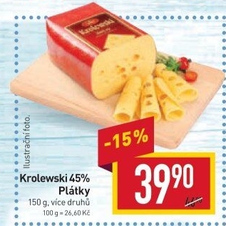 Sýr Krolewski 45% Milkpol