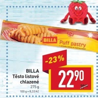 Těsto listové Billa