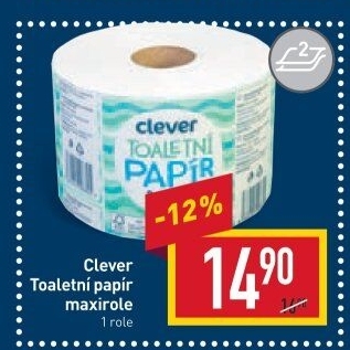 Toaletní papír 2vrstvý Clever