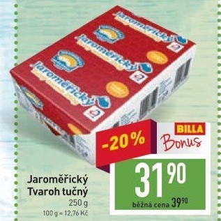 Tvaroh tučný Jaroměřický