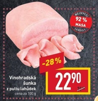 Vinohradská šunka nejvyšší jakosti