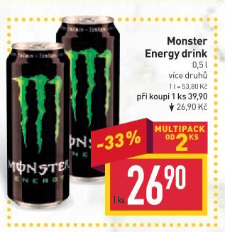 Energetický nápoj Monster Energy