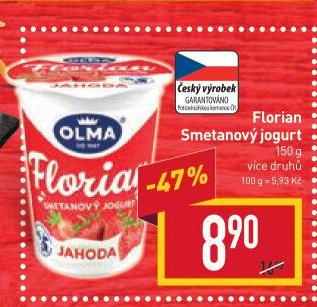 Jogurt smetanový Florian Olma