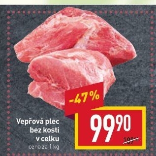 Vepřová plec bez kosti