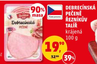 Debrecínská pečeně Řezníkův talíř - Penny Market akcniletaky.com