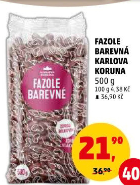Fazole barevná Karlova Koruna