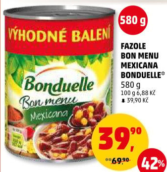 Fazole Mexicana Bon Menu Bonduelle
