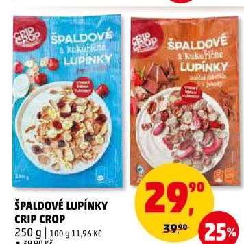 Lupínky špaldové Crip Crop
