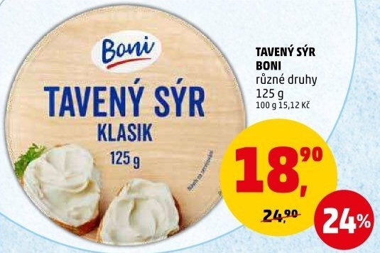 Sýr tavený Boni